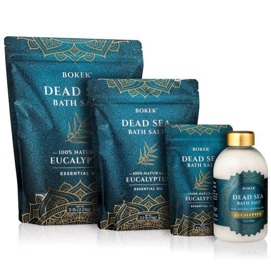 Eucalyptus scented Dead Sea Salt by Bokek