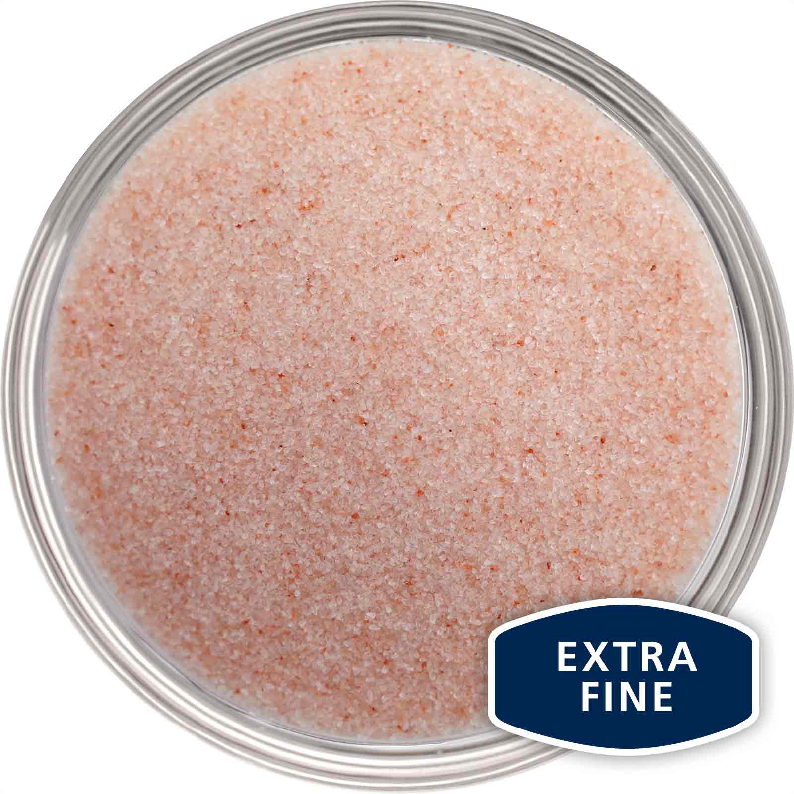 Extra fine grain pink Himalayan salt in a bowl