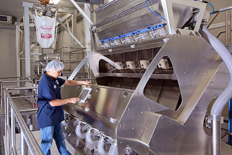 Our Color Sorter Ensures the Cleanest Himalayan Pink Salt. SaltWorks color sorter ensures the cleanest Himalayan pink salt.
