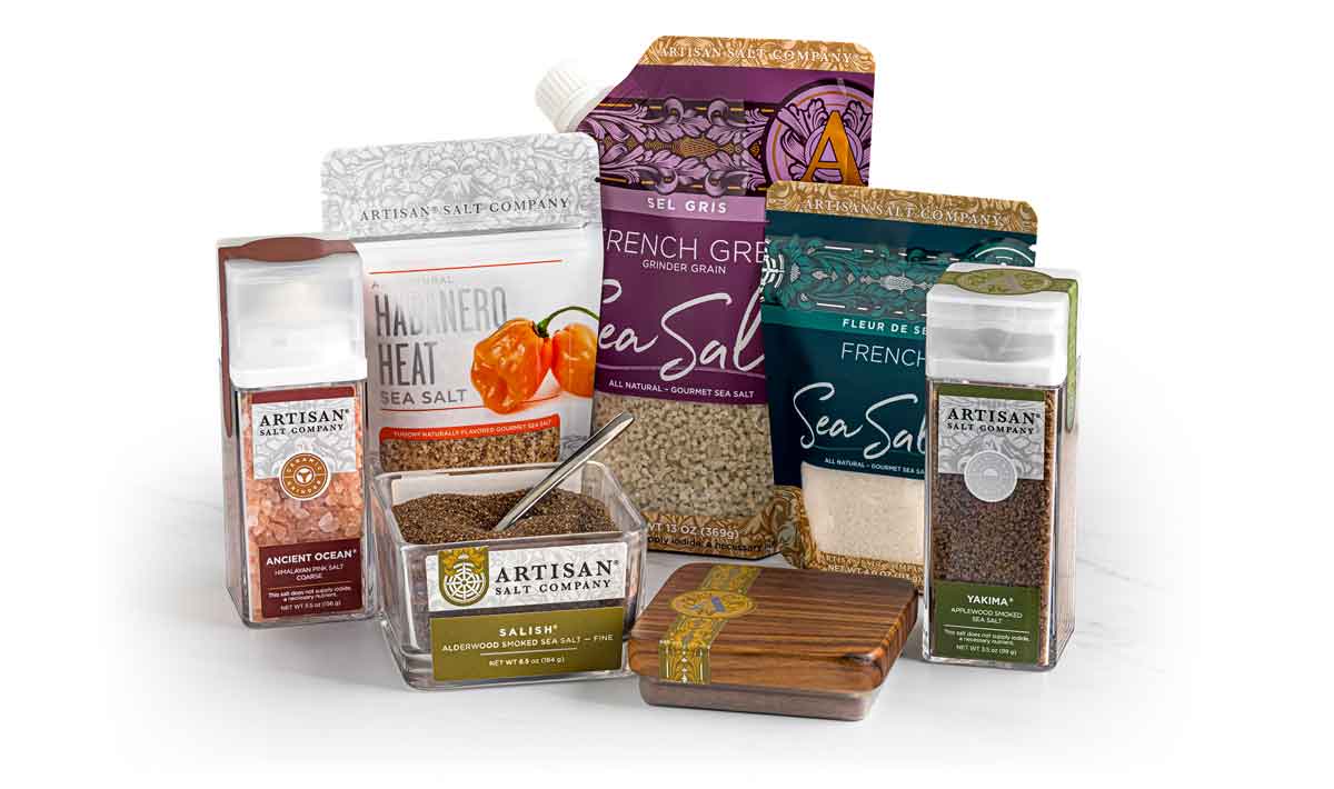 Artisan Salt CompanyÂ® retail packaged products